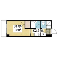 「愛媛マンスリー松山市天山Ⅱ」間取図画像