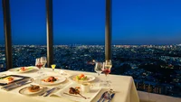 【レストラン】夜景ディナーもときめきます。