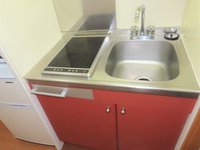 2口の電気コンロまたはIHコンロとなります