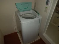 室内で洗濯できます。