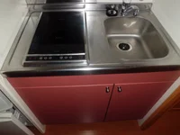 電気コンロ付ミニキッチン。