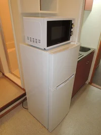 電子レンジ・冷蔵庫設置済みです。