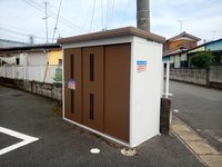 入居者様専用ゴミ庫です。