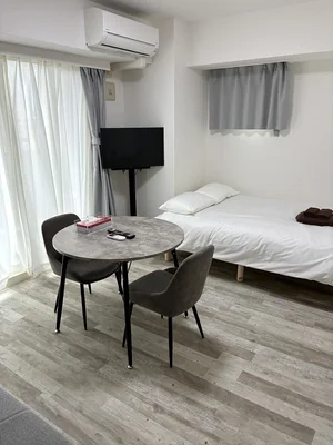 新宿区の家具家電付きマンスリーマンション「【マンスリー東新宿】最大3名利用可能！最上階、夜景も綺麗★食器・調理器具・タオル等生活に必要なもの一式揃ってます♪」外観画像