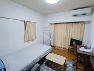 のマンスリーマンション・ウィークリーマンション「ダイナコート大濠公園ステーション【地下鉄空港線 大濠公園駅 徒歩２分】 A室・1K：シングル(No.1000791)」メイン画像