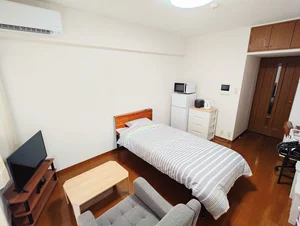 福岡市南区のマンスリーマンション・ウィークリーマンション「大産スカイマンション平尾【西鉄天神大牟田線 平尾駅 徒歩２分】 B室・１Ｋ：シングル(No.1000792)」メイン画像