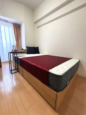 広々セミダブルベッド♪