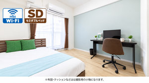ドーム前駅（大阪府）・ドーム前千代崎駅（大阪府）のマンスリーマンション・ウィークリーマンション「📣お値引き🈹キャンペーン✨Wi-Fi🛜無料✨禁煙🚭	セミダブル🛌SステイWE阿波座WEST九条(No.1007430)」メイン画像