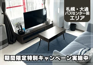 バスセンター前駅の家具家電付きマンスリーマンション「大通東*Wi-Fi・冷暖房完備♪スマートステイ大通東 402・1LDK(No.1010181)」メイン画像