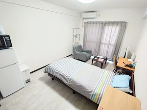 福岡市早良区のマンスリーマンション・ウィークリーマンション「Ｒ西新【空港線「西新駅」徒歩３分】 １Ｋ：シングル(No.1019340)」メイン画像