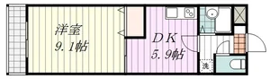 1DKのお部屋です☆☆34㎡の広々としたお部屋です☆