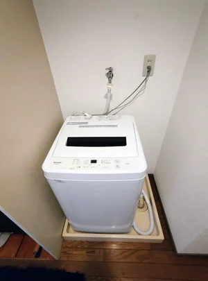 洗濯機も完備♪