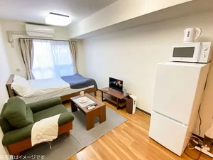 東京都の家具家電付きマンスリーマンション「ユニオンマンスリー馬込２ 208 1K・セミダブル(No.1055050)」メイン画像