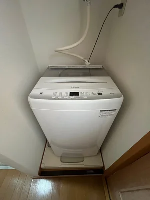 洗濯機完備です♪