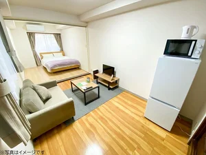 東京の家具家電付きマンスリーマンション「ユニオンマンスリー雪が谷４ 104 1K・ダブル(No.1057666)」メイン画像