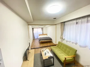 東京の家具家電付きマンスリーマンション「ユニオンマンスリー雪が谷４ 209 1K・ダブル(No.1057673)」メイン画像