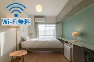 のマンスリーマンション・ウィークリーマンション「【モニター付ラウンジ・ジムが24H使い放題！】《内覧会実施中！》 「Sleepy Tofu」マットレス導入のマンスリー🧳 スタンダード(禁煙/Wi-Fi無料/サウナ/コワーキング/フィットネスあり)(No.1058454)」メイン画像
