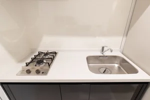 2口ガスコンロで料理好き良し♪調理スペースも十分♪