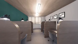 静かに勉強や作業に集中できるワーキングスペースも設置します。