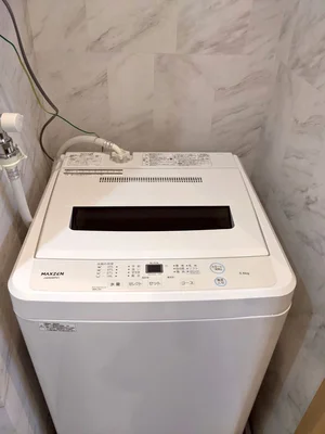 洗濯機完備♪
