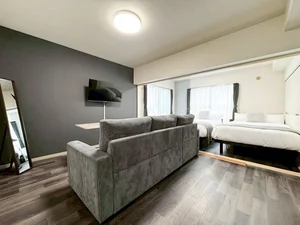 ソファ、テレビあり