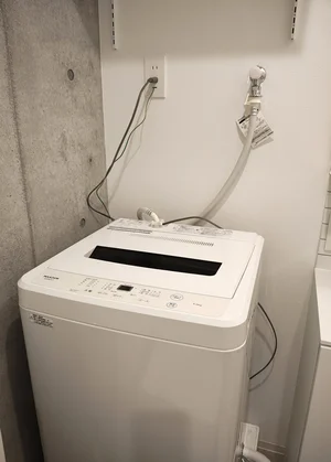 洗濯機完備♪