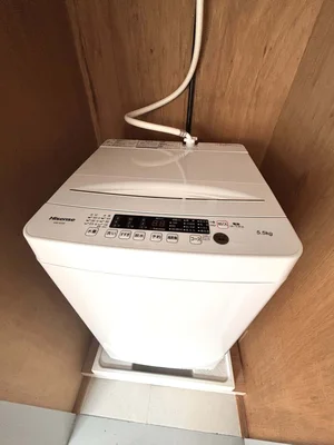 洗濯機もバッチリ完備♪