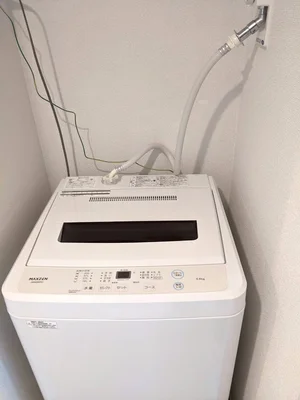 洗濯機も完備♪