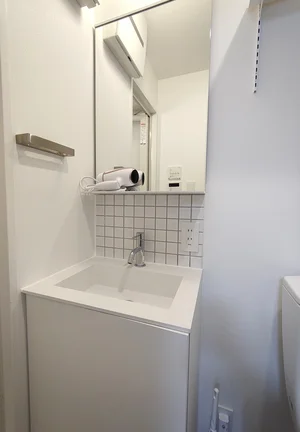 独立洗面台付き♪洗濯機も♪