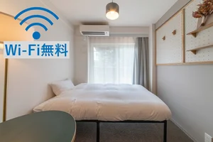 東京都のマンスリーマンション・ウィークリーマンション「【モニター付ラウンジ24H使い放題！】《毎日サウナで整える・カフェ併設》バス・トイレ清掃不要のマンスリー🧳 ベーシック(禁煙/Wi-Fi/サウナ/コワーキングあり)(No.1112865)」メイン画像