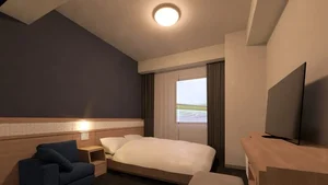 のマンスリーマンション・ウィークリーマンション「ドーミーインEXPRESS出雲の國 雲南 ダブルルーム(No.1118193)」メイン画像