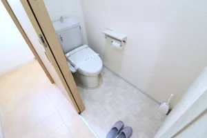 温水暖房便座付で 人気の設備!