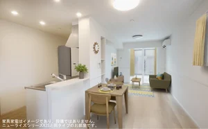 茨城県立医療大学周辺のマンスリーマンション・ウィークリーマンション「クラール・エル 101・洋室(No.1128014)」メイン画像