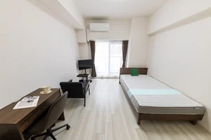 のマンスリーマンション・ウィークリーマンション「SステイAD大阪城・大阪ビジネスパーク【禁煙ルーム・Wi-Fi無料・セミダブルベッド】 (No.1131008)」メイン画像