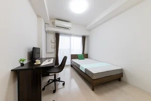 野田駅（大阪府）・玉川駅（大阪府）のマンスリーマンション・ウィークリーマンション「SステイFS梅田WEST野田阪神【禁煙ルーム・セミダブルベッド】 (No.1131010)」メイン画像