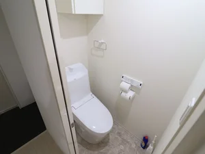 バストイレ別　トイレットペーパーやトイレブラシもあり　清潔に保っていただけます。