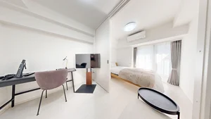 東京都のマンスリーマンション・ウィークリーマンション「【築浅、ペット可！デザイナーズ物件】Reframe5上野入谷 801・1DK(No.1132071)」メイン画像