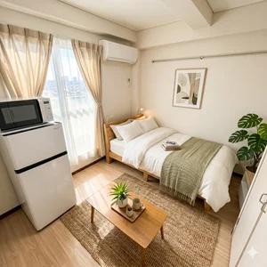 大阪府のマンスリーマンション・ウィークリーマンション「💰🤩【✨激安✨】阪堺線大小路駅徒歩5分◎🎶家具家電付！🌷🏵️ 403(No.1132088)」メイン画像