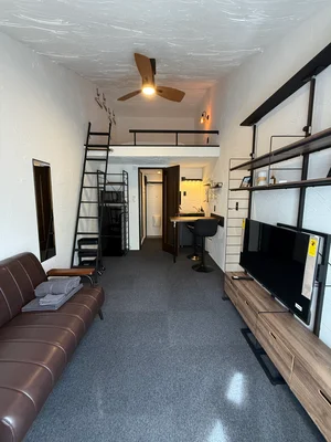 千歳町駅（長崎県）のマンスリーマンション・ウィークリーマンション「ジェイ川平町 203・ロフト付き・ダブルベッド・40インチテレビ(No.1132906)」メイン画像