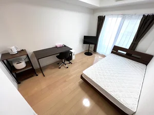 大阪市北区のマンスリーマンション・ウィークリーマンション「SステイSW梅田ウエスト【禁煙ルーム・セミダブルベッド】 (No.1135894)」メイン画像