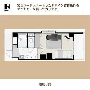 家具レイアウト図です