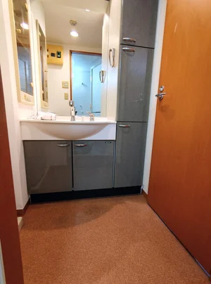 独立洗面台付き♪