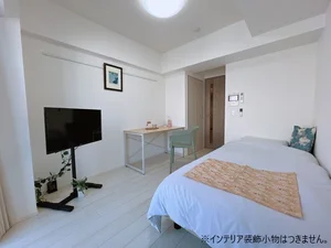 横浜市鶴見区のマンスリーマンション・ウィークリーマンション「Rマンスリー横浜鶴見No.19　3路線利用可/駅徒歩4分 1K(No.1153376)」メイン画像