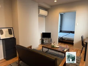 札幌市の家具家電付きマンスリーマンション「《フレックスステイ月寒》最寄り駅まで徒歩2分！大通駅まで乗継なし10分！駐車場あり！プレミストドームまで１駅！ (No.1153420)」メイン画像