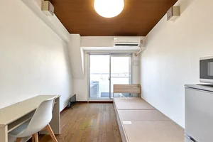 のマンスリーマンション・ウィークリーマンション「梅田6分！家具家電付き、水道契約不要！ 403・家具家電付きアパートメント(No.1162750)」メイン画像