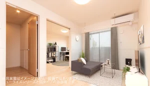 宮崎市のマンスリーマンション・ウィークリーマンション「シャルフ　赤江　Ⅱ 203・洋室(No.1184106)」メイン画像