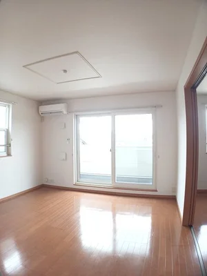 高松市のマンスリーマンション・ウィークリーマンション「パストラル川部Ｂ 201・洋室(No.1198559)」メイン画像