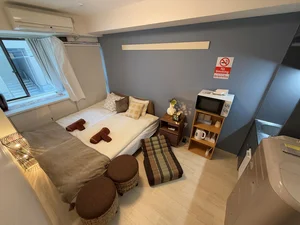 新宿区のマンスリーマンション・ウィークリーマンション「四谷三丁目202｜バリ島風都心隠れ家のマンスリールーム 202室・1R(No.1201318)」メイン画像