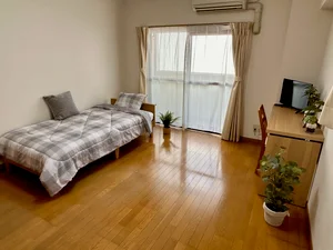 のマンスリーマンション・ウィークリーマンション「🌈【期間限定キャンペーン】　30日賃料30%OFF🌈　🚃箱崎駅から徒歩２分🚃　💻無料Wi-Fi💻　イージーステイ箱崎２ 401・1K(No.1202274)」メイン画像