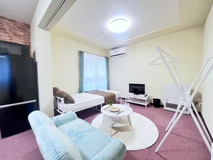 札幌市中央区の家具家電付きマンスリーマンション「中央区・最寄り駅まで徒歩5分！2駅徒歩圏内◎✨A104✨ 1DK(No.1204168)」メイン画像